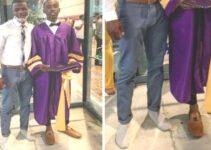 Se negaban a entregarle su diploma por no tener zapatos; su profesor no dudo en prestarle los suyos.