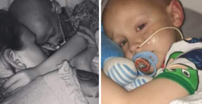 El pequeño de 5 años abraza a su madre y le pide perdón antes de ir al cielo.