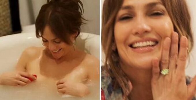 Jennifer Lopez confesó que Ben Affleck le propuso matrimonio cuando ella se estaba dando un baño