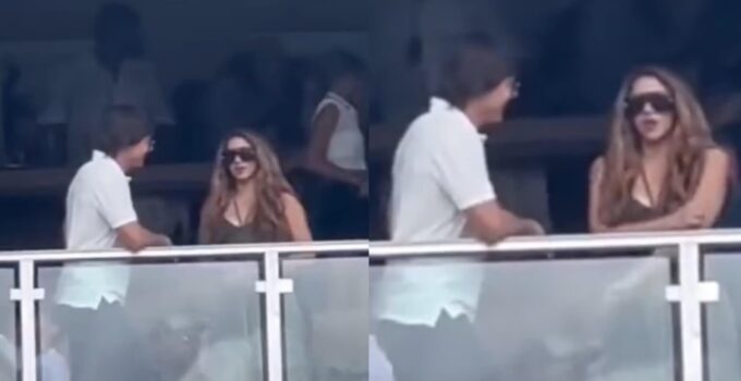 Shakira y Tom Cruise son vistos juntos en el Gran Premio de Miami y genera todo tipo de especulaciones.